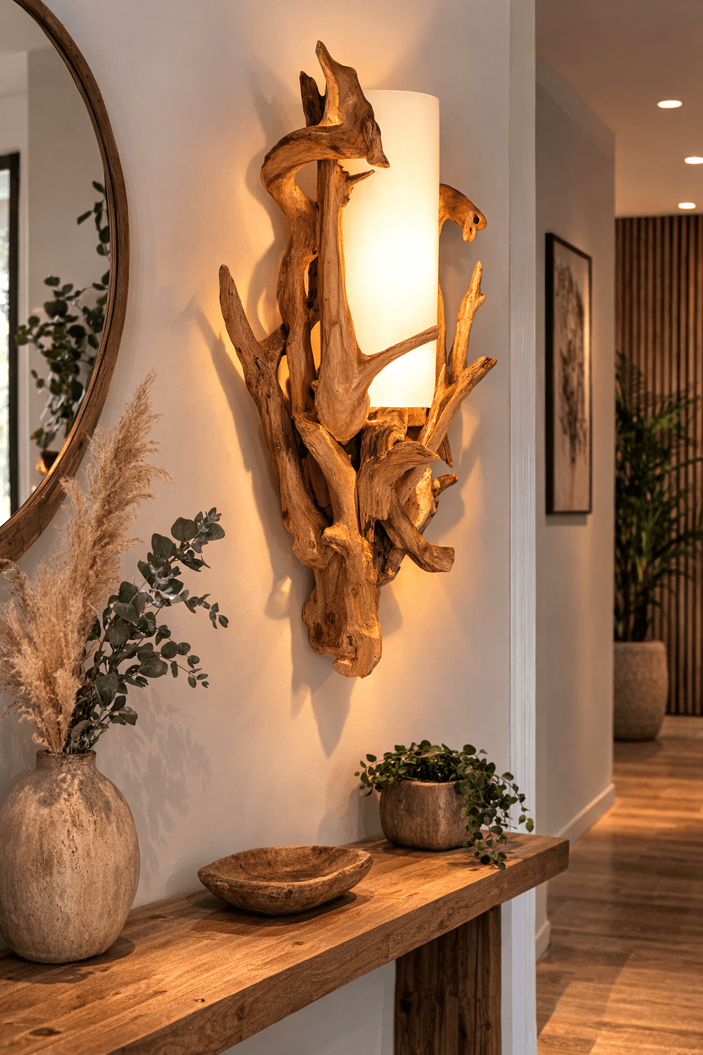 Drivtømmer væglampe VILLA