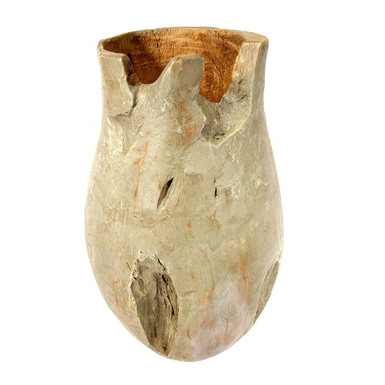 Deko Vase aus Holz