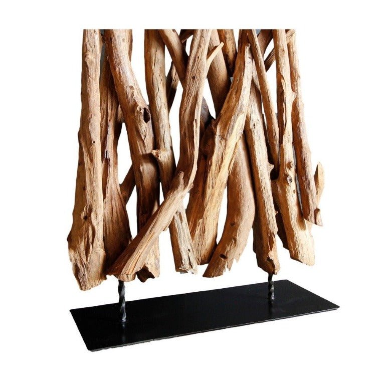 Teak partition