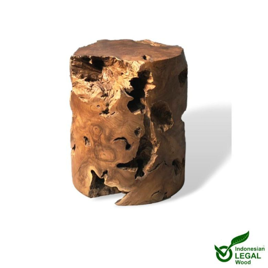 Teak Holz Säule  von Exotischerleben